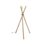 Bizzotto Bamboo Led Tripod Μοντέρνο LED Φωτιστικό Δαπέδου Υ109xΜ51εκ. σε Καφέ Χρώμα Κωδικός: 0826430